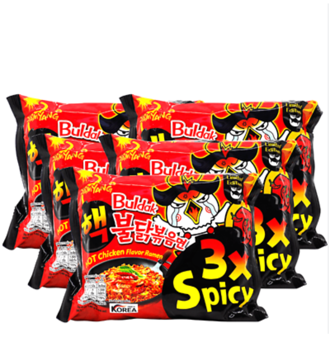 Samyang Buldak 3x spicy chicken packet