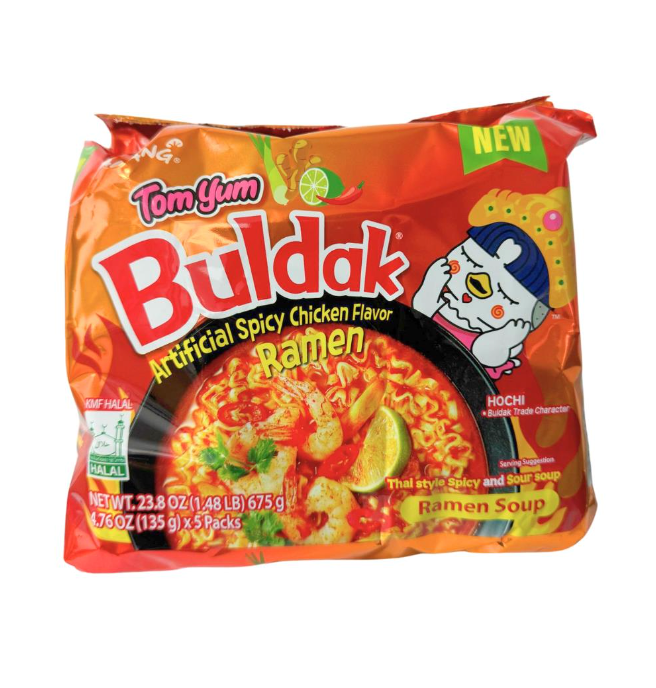 Samyang Buldak Tom Yum ramen flavour