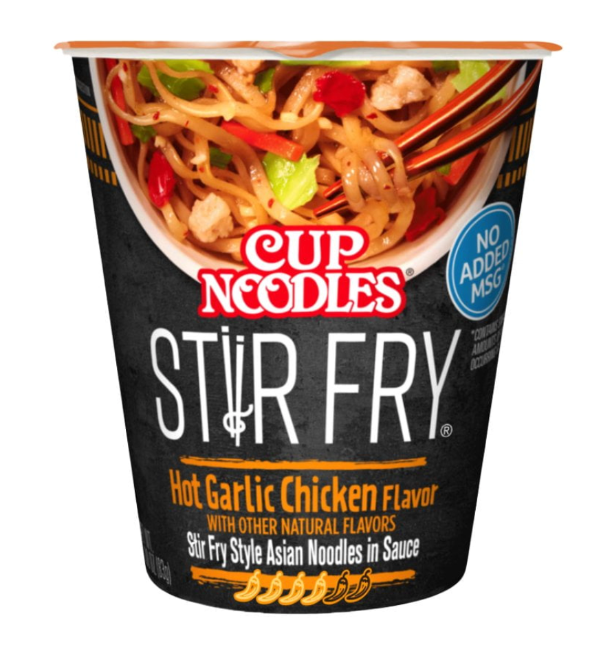 Cup Noodles StirFry Hot Garlic Chicken Flavour