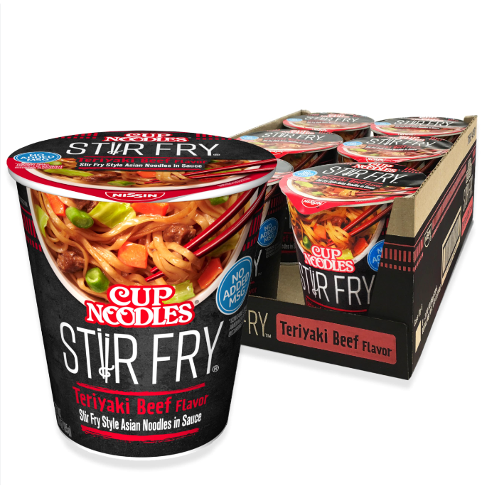 Cup Noodles StirFry Teriyaki Beef Flavour