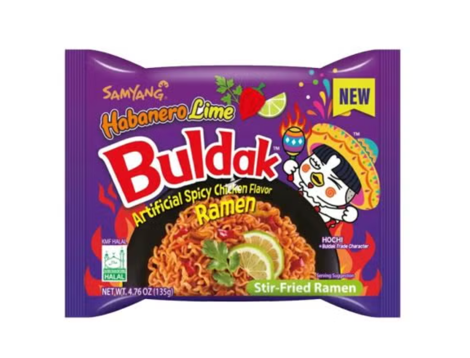 Samyang Buldak Habanero Lime