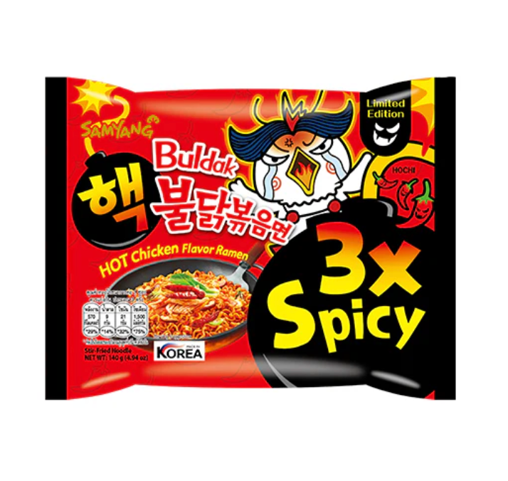 Samyang Buldak 3x spicy chicken packet