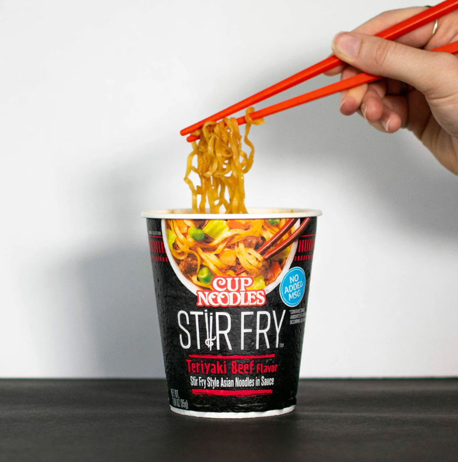 Cup Noodles StirFry Teriyaki Beef Flavour