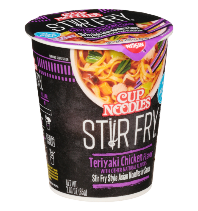 Cup Noodles StirFry Teriyaki Chicken Flavour