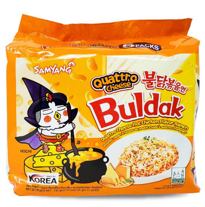 SAMYANG Buldak Quatro Cheese Flavour (4 Cheese) - LIMIT 1 PER ORDER